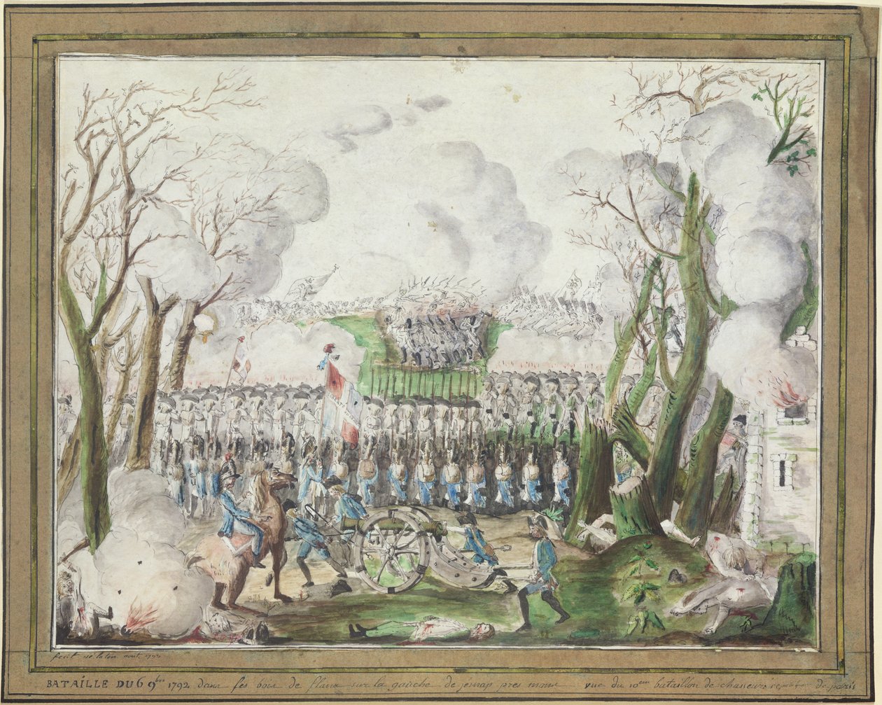 The Battle of Jemmapes, 6th November 1792 by French School