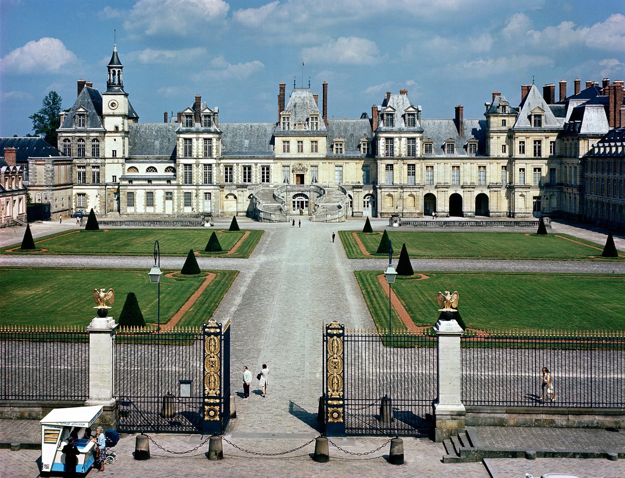 View of the Exterior by French School