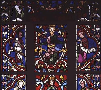 Window depicting the Tree of Jesse by French School