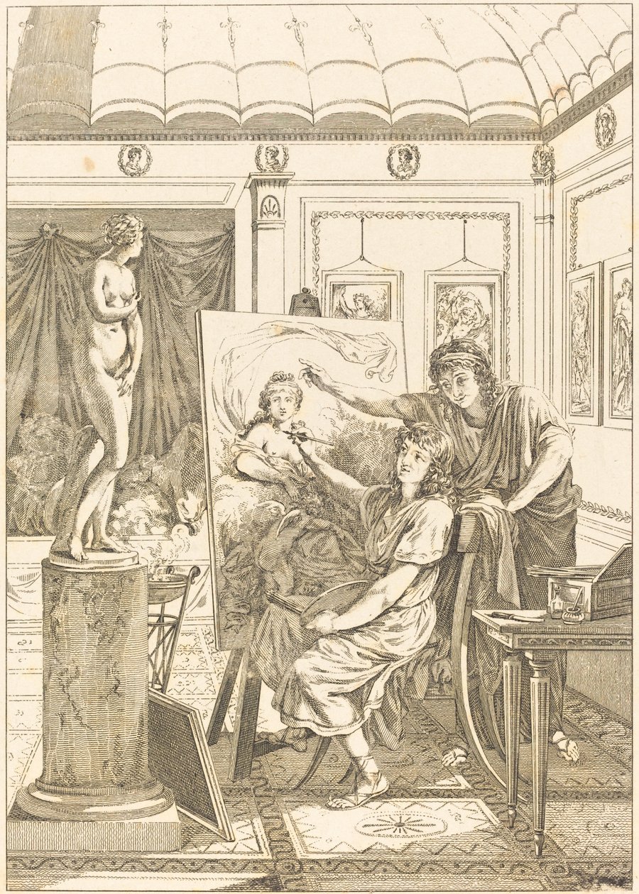 Imitation of Anacreon: The Portrait of Iris by French 18th Century