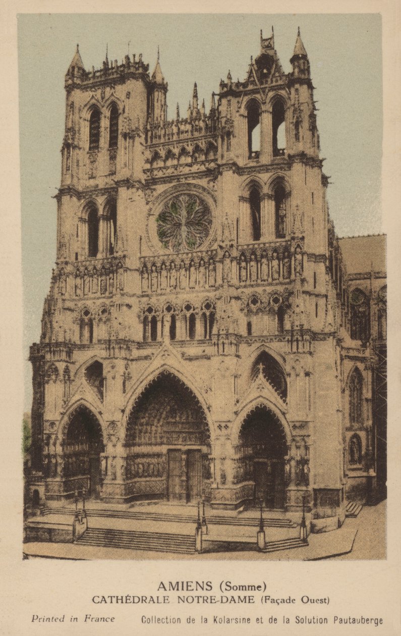 Amiens, Cathedral Notre Dame by French Photographer