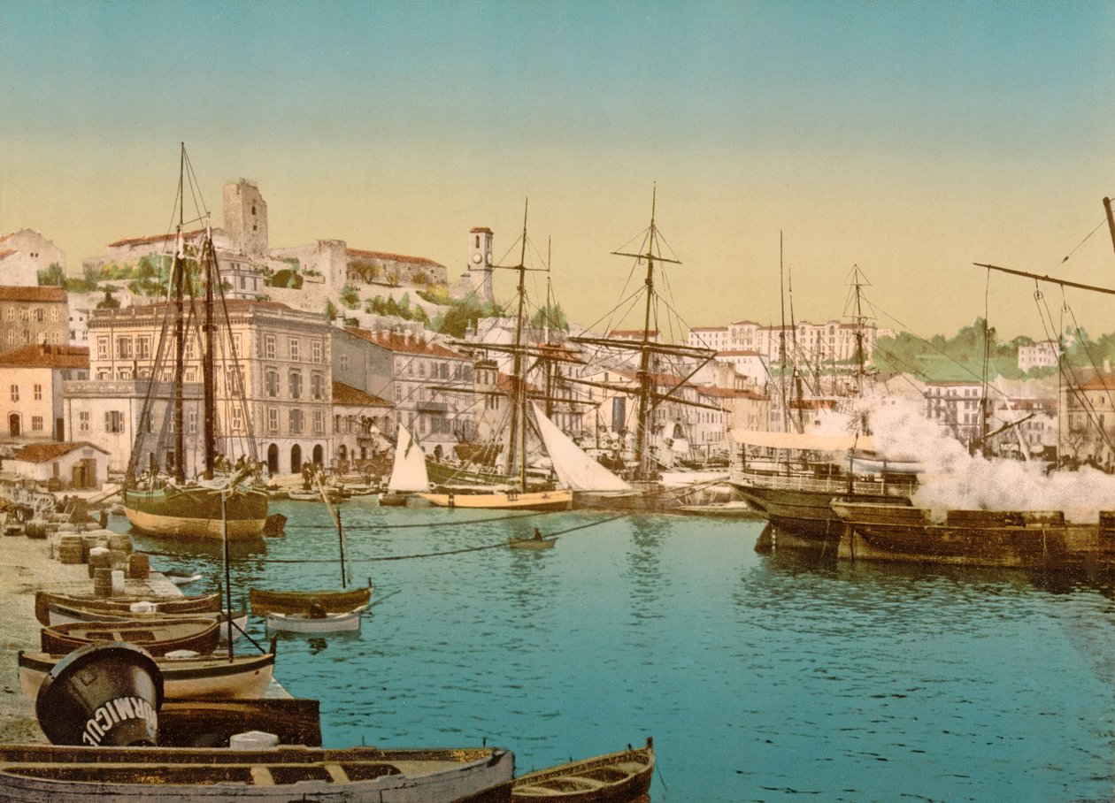 General view of Cannes Harbour by French Photographer