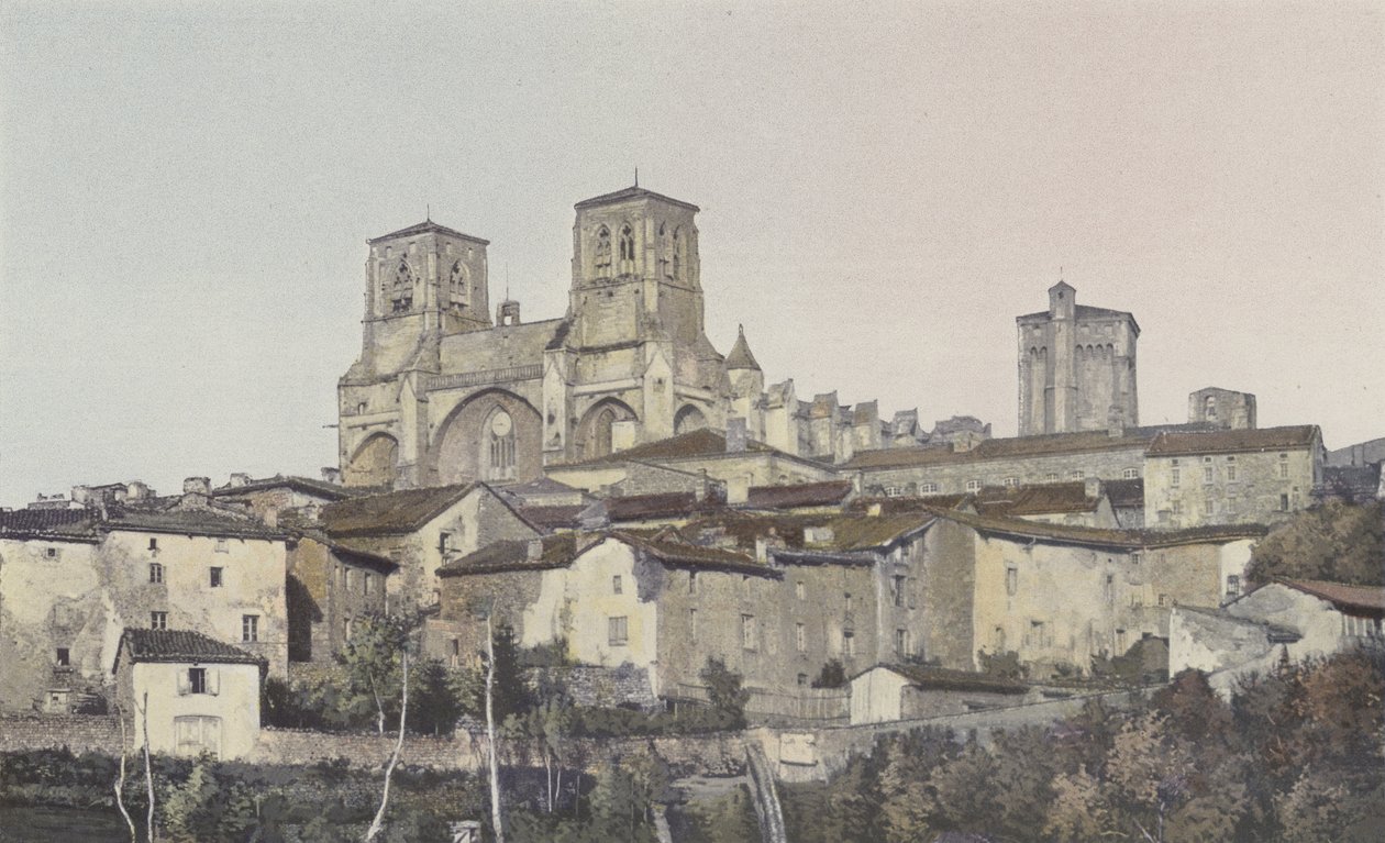 La Chaise-Dieu, General View by French Photographer