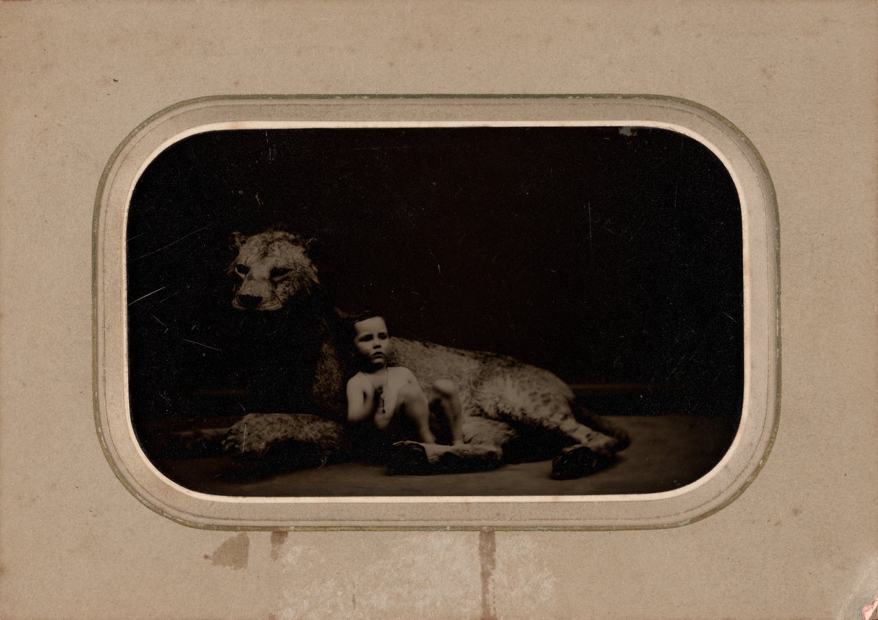 Portrait of a Child, c. 1860 by French Photographer