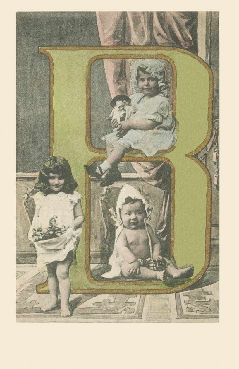 Three young children by French School