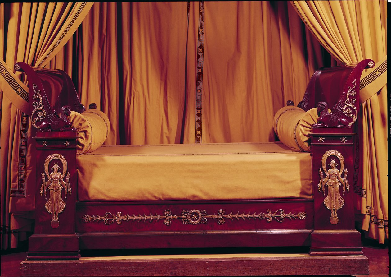 Bed, First Empire style by French School