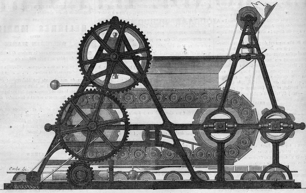 Brick making machine (Milch system) by French School