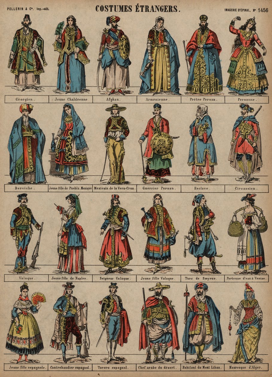 Costumes of the World by French School