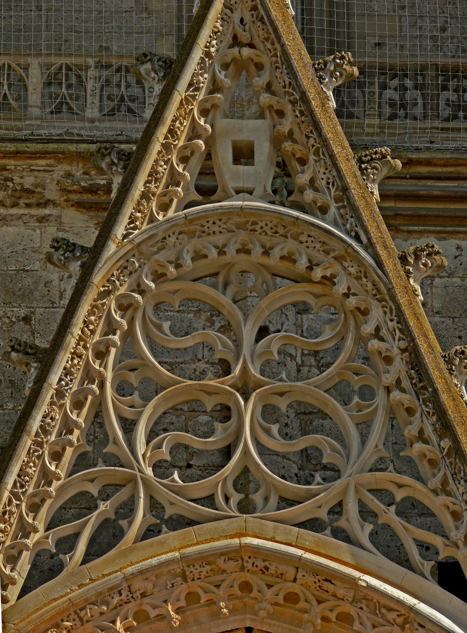 Rosette on the west façade by French School