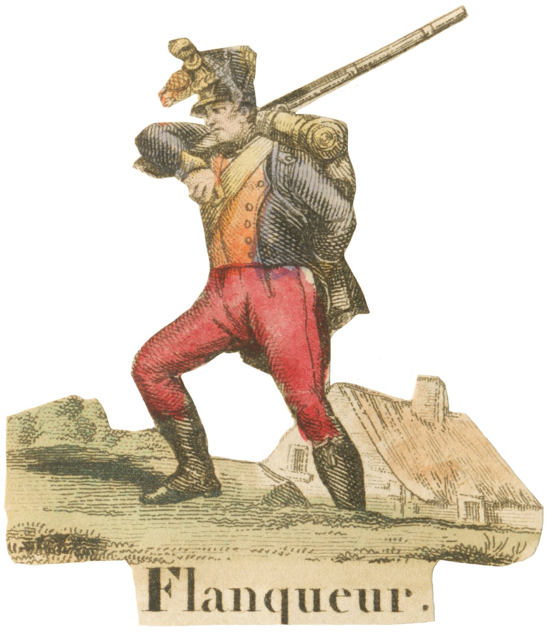 F as a Flanner by French School