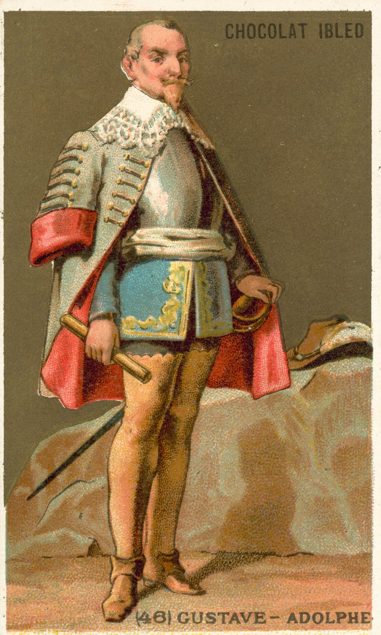 Gustavus Adolphus, King of Sweden by French School