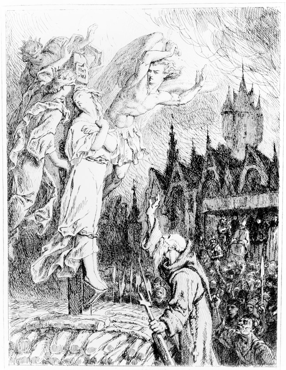 Joan of Arc at the Stake by French School