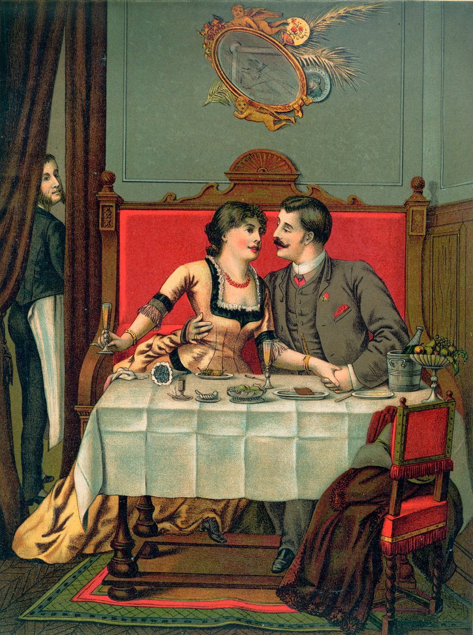 Lunch in a Private Dining Room by French School