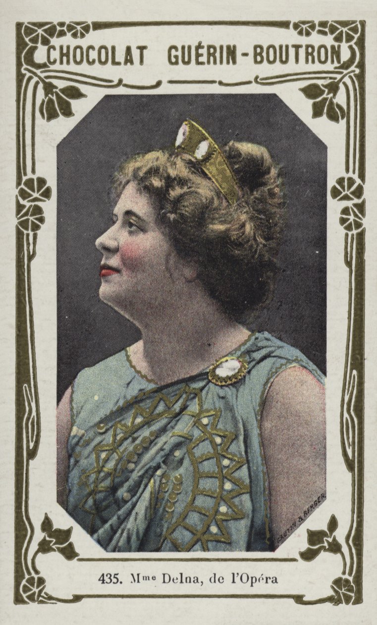 Madame Delna, from the Opera by French School