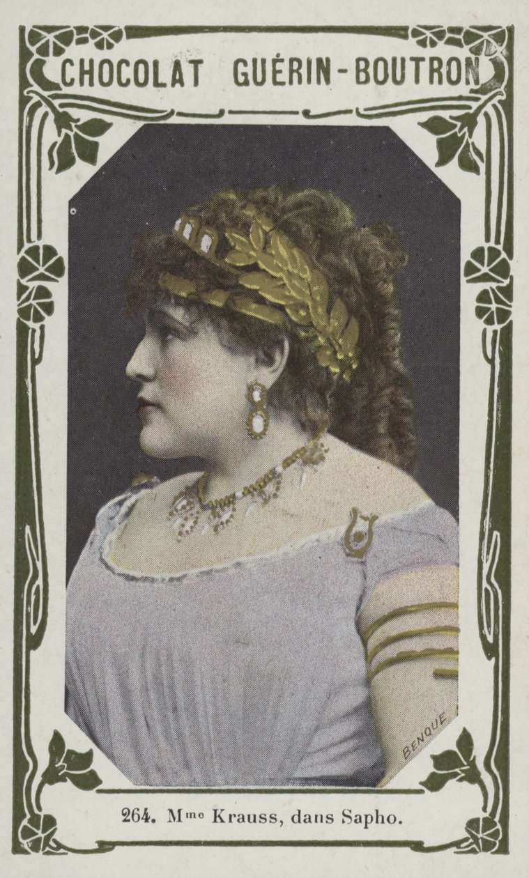 Madame Krauss in Sapho by French School