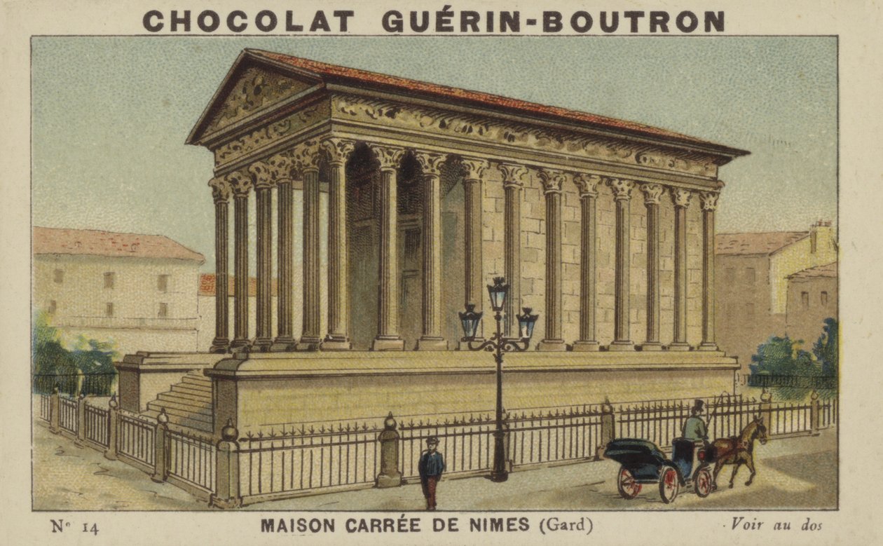 Maison Carree of Nimes, Gard by French School