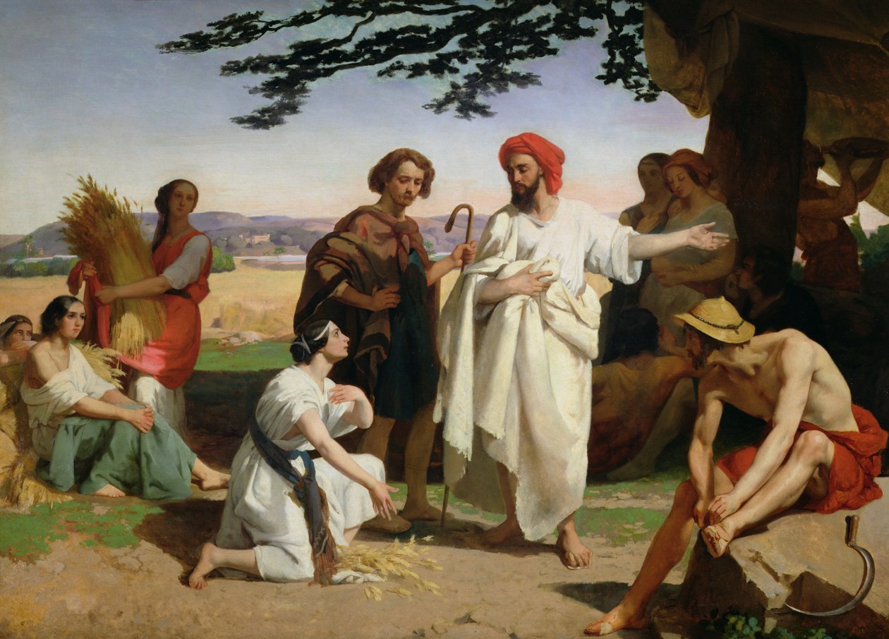 Ruth and Boaz by French School