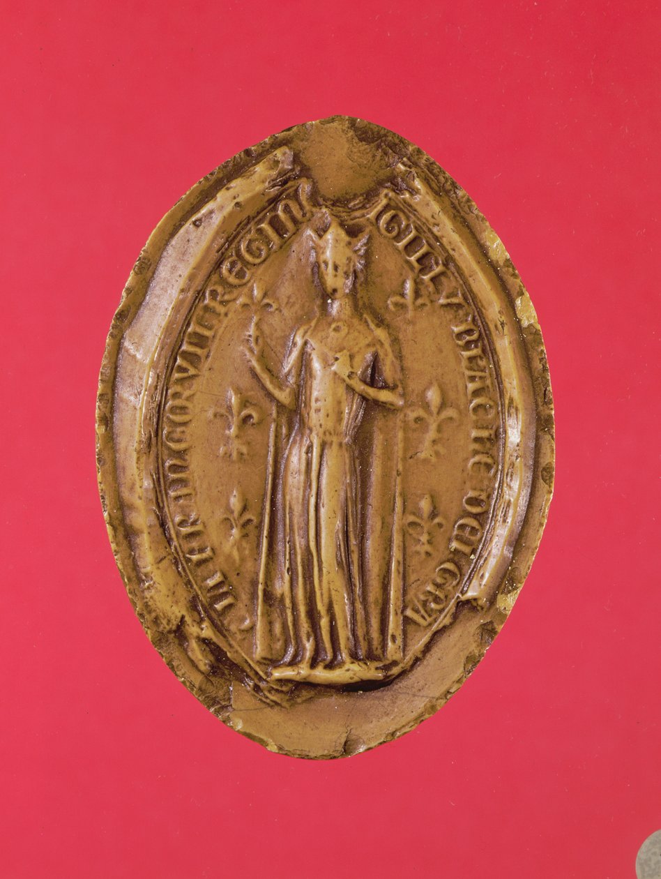 Seal of Blanche de Castille by French School