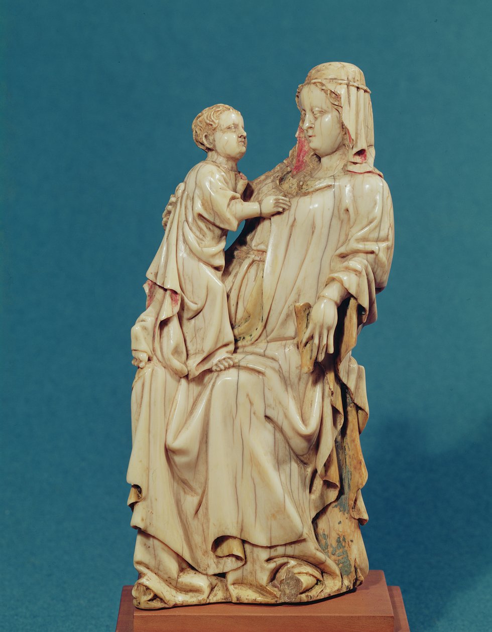 Seated Virgin and Child by French School