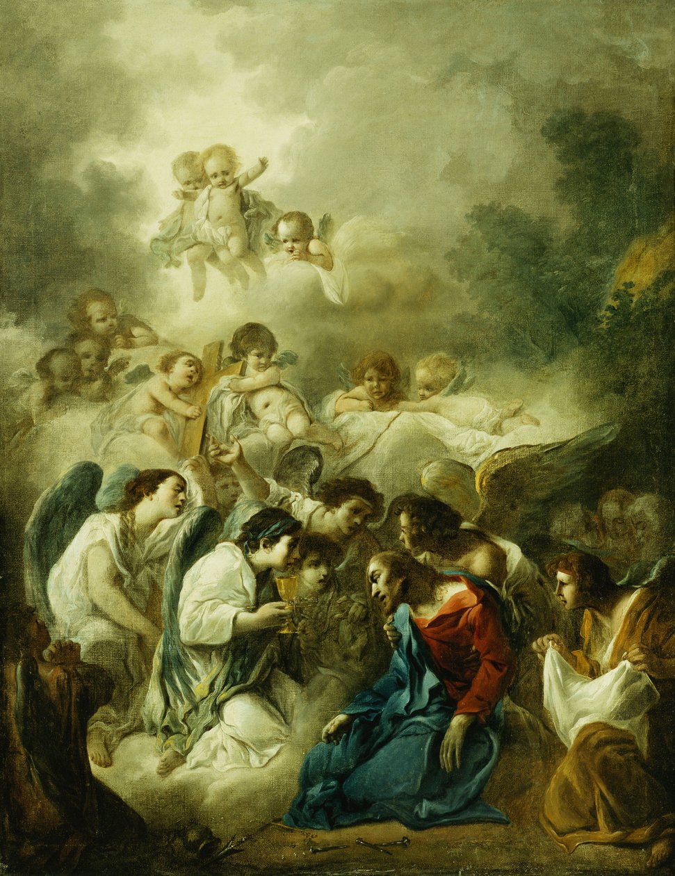 The Agony in the Garden by French School