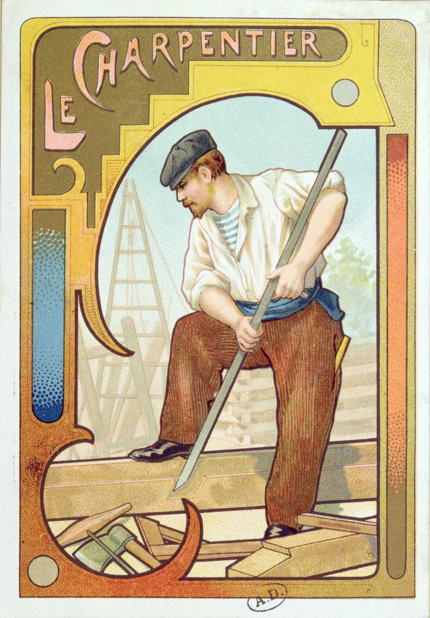 The Carpenter, c.1899 by French School