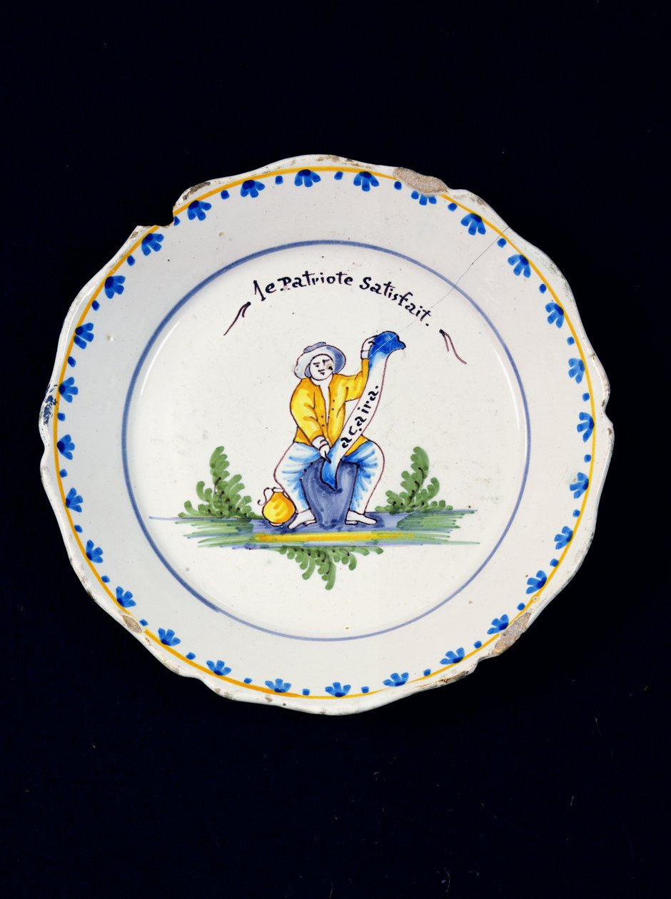 The Satisfied Patriot Plate by French School