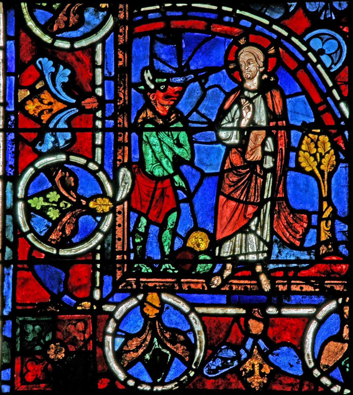 The Temptation of Christ in Wilderness by French School