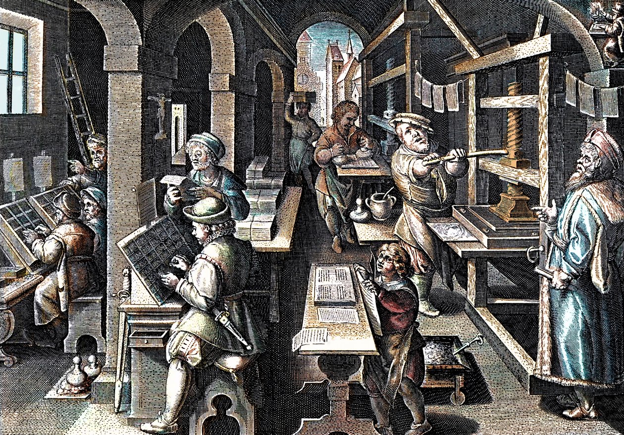 The Printing of Books by French School