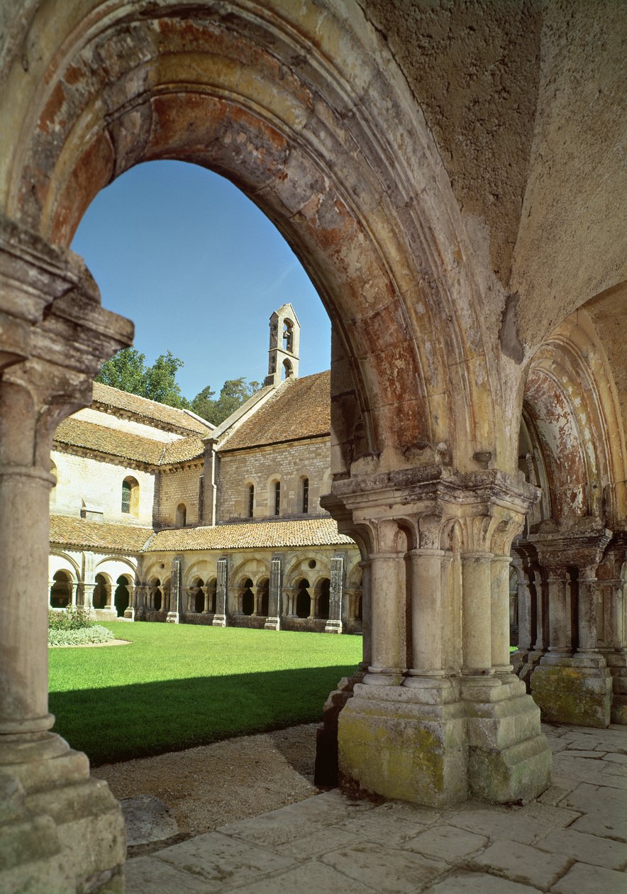 View of the Cloister by French School