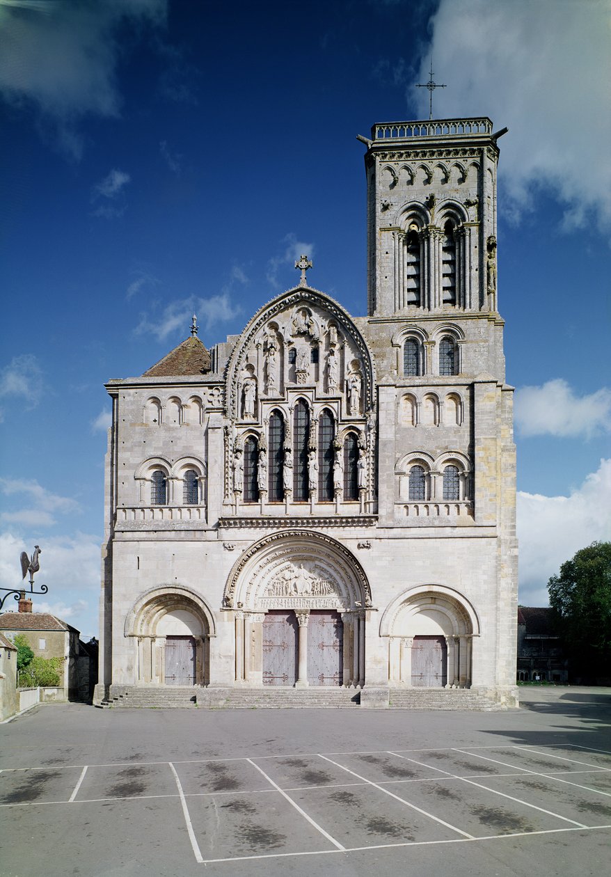 View of the west facade by French School