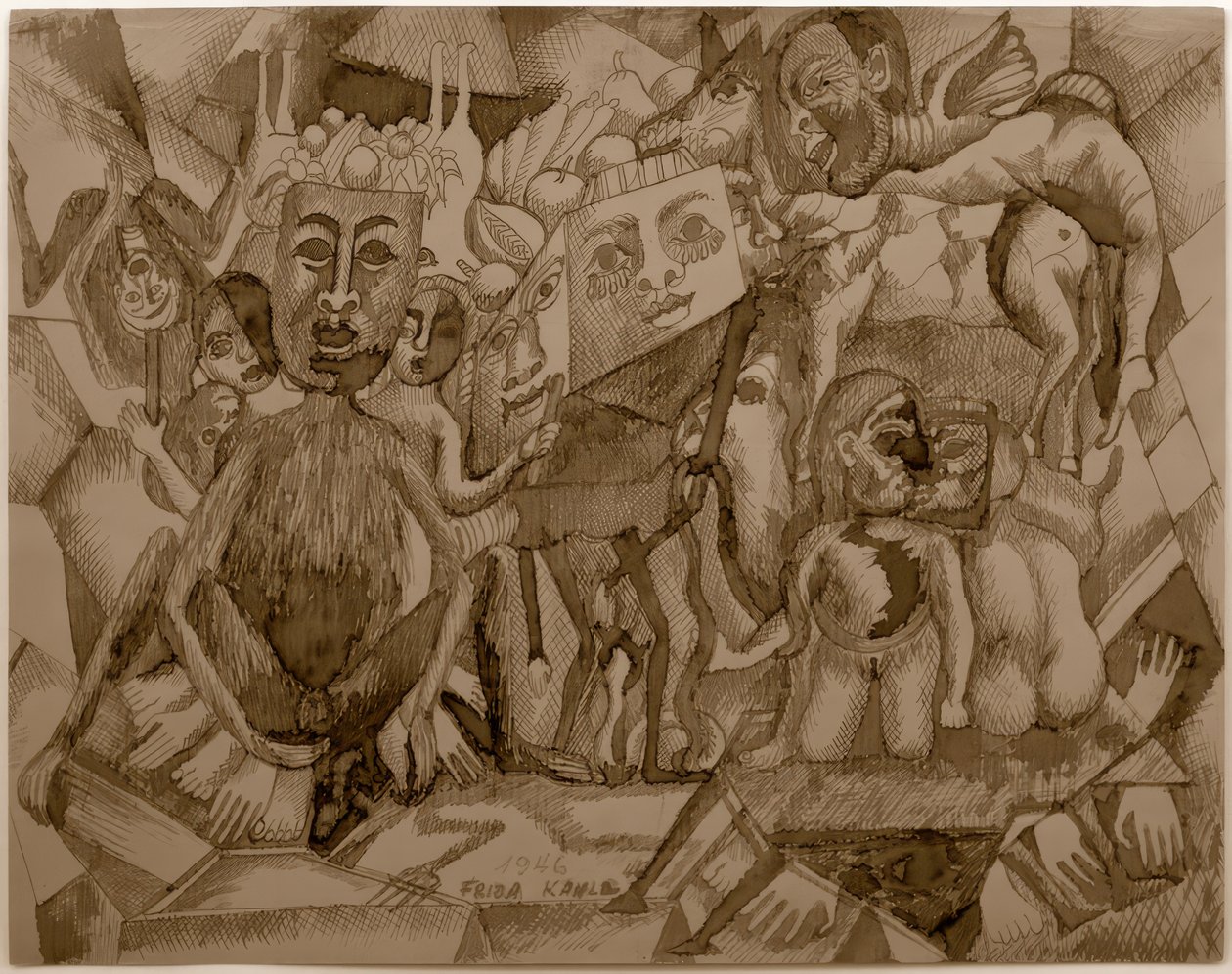 Masks by Frida Kahlo