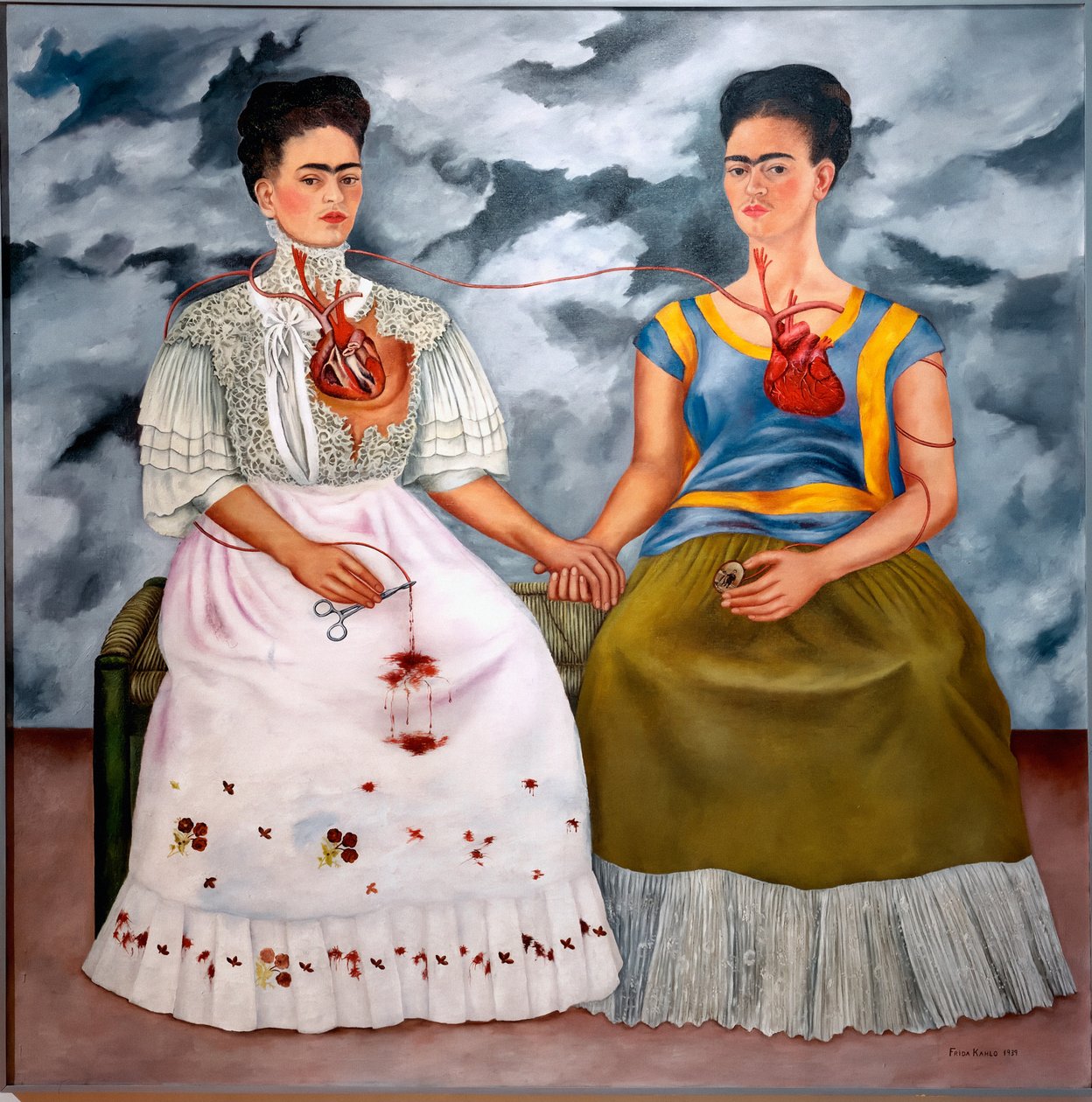 The Two Fridas by Frida Kahlo