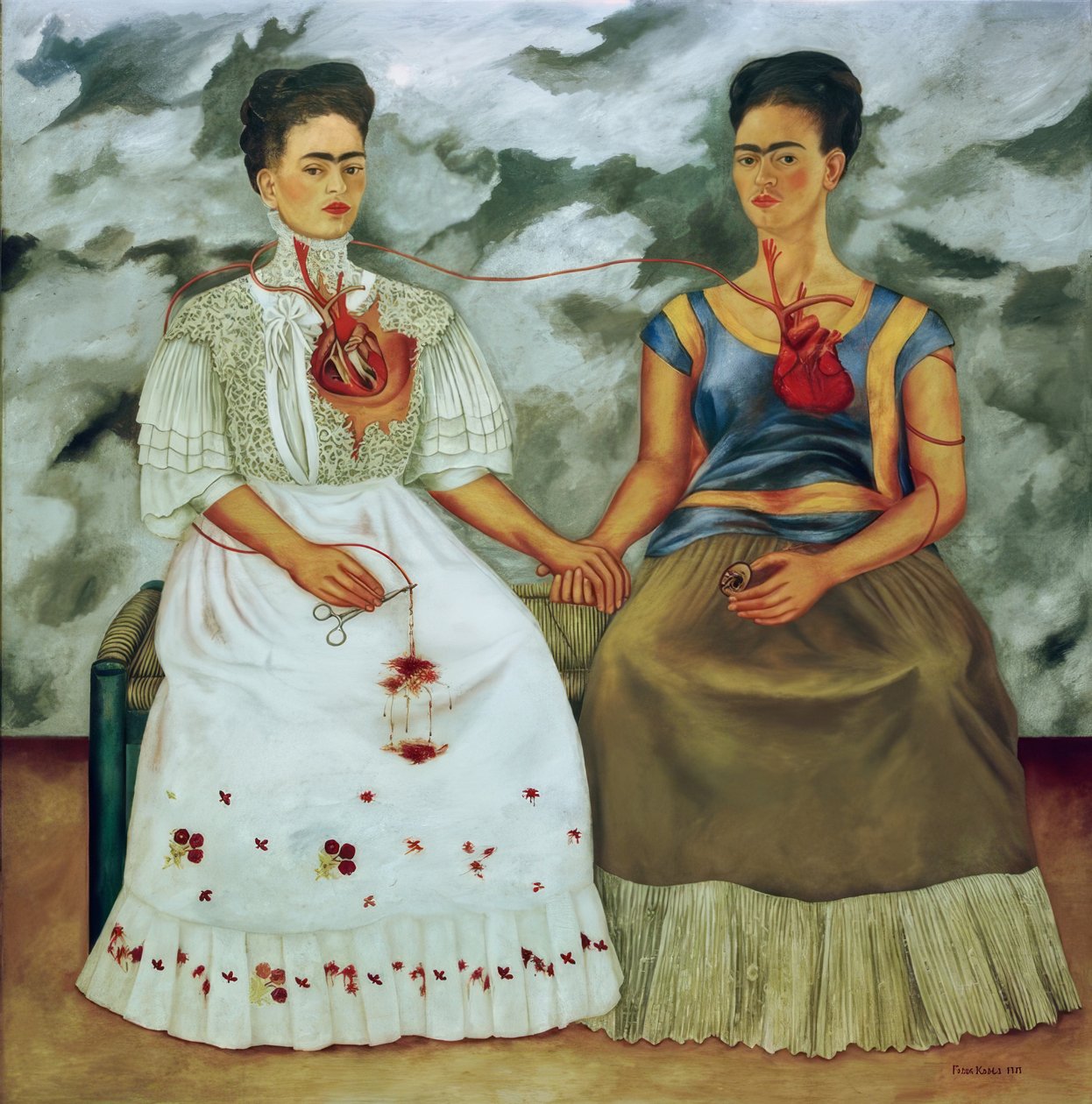 The Two Fridas by Frida Kahlo