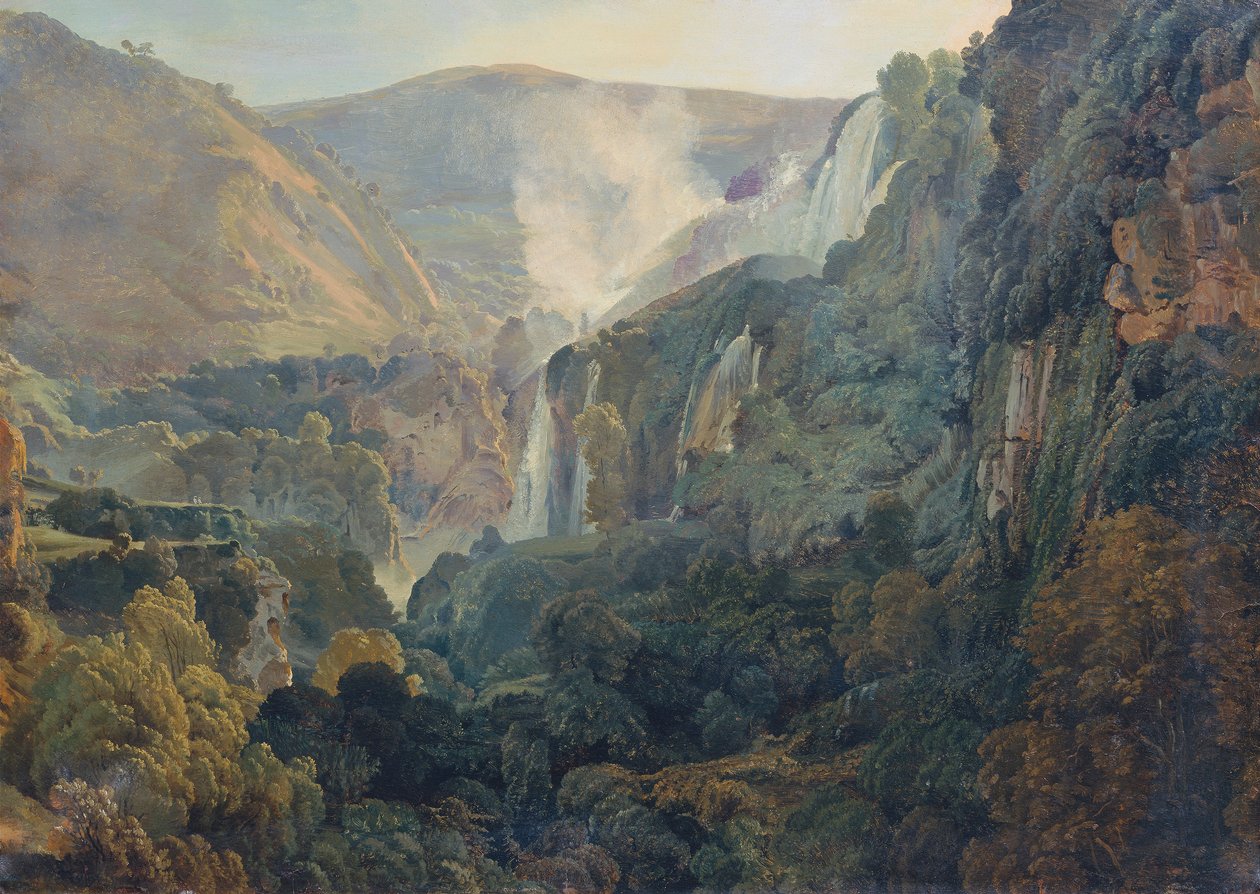 The Waterfalls of Terni by Friedrich Nerly d. Ä.