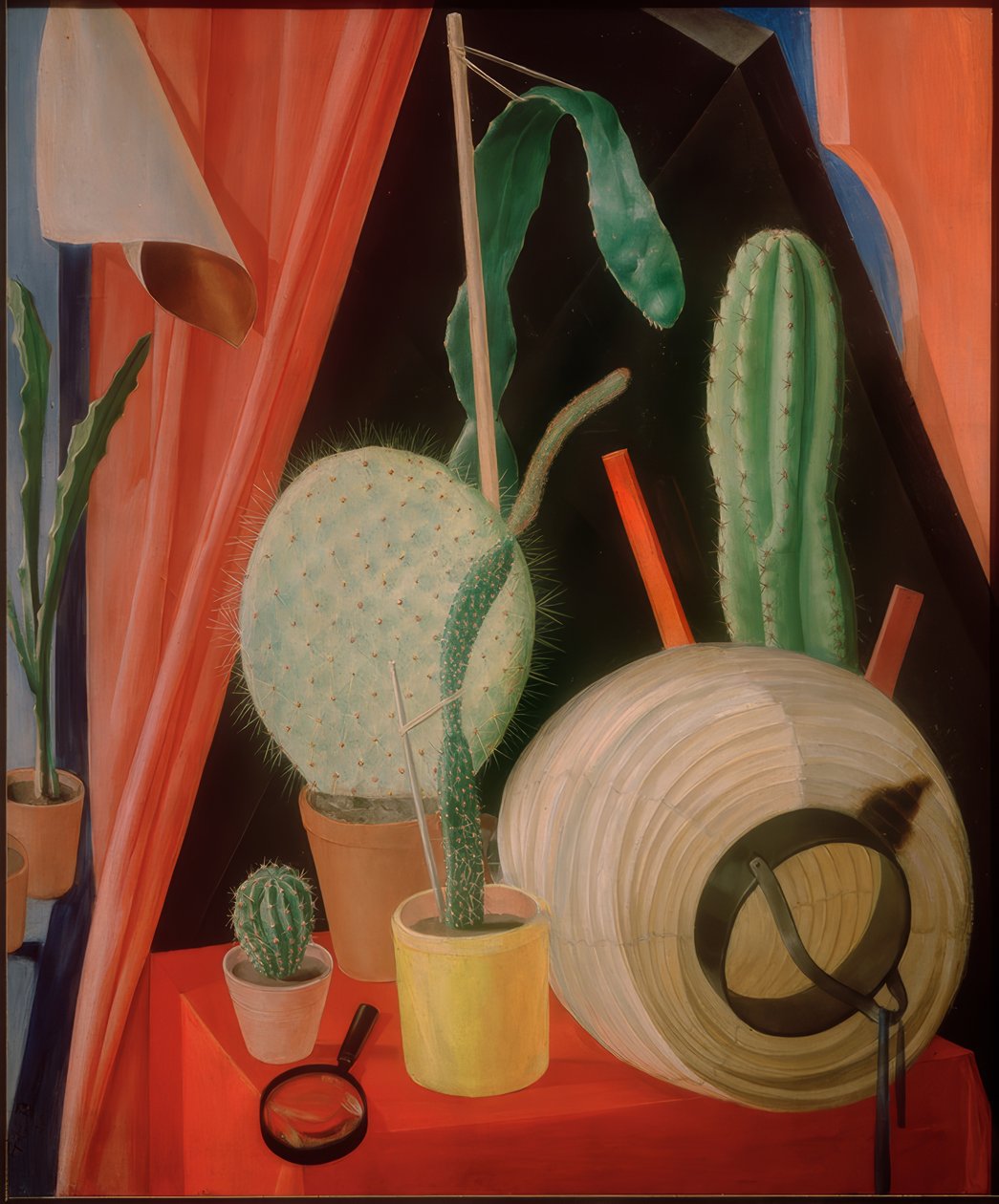 Still Life with Cacti by Fritz Burmann