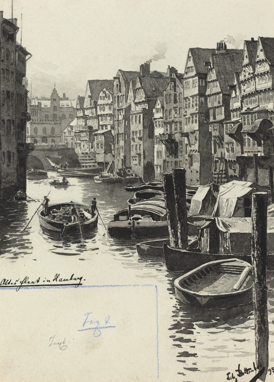 Altes Fleet by Fritz Stoltenberg