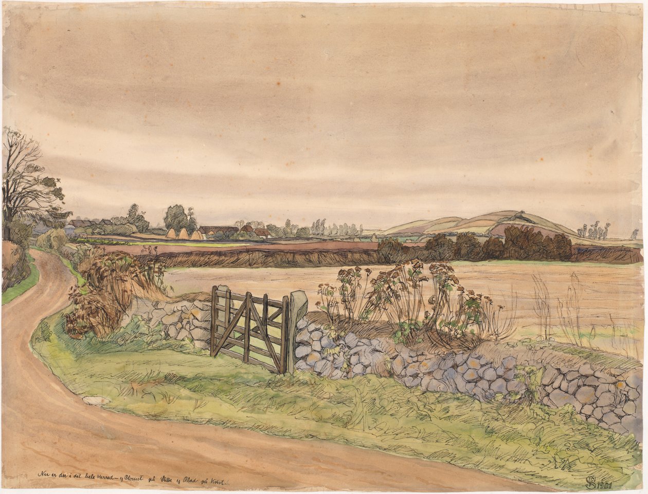Autumn Landscape by Fritz Syberg