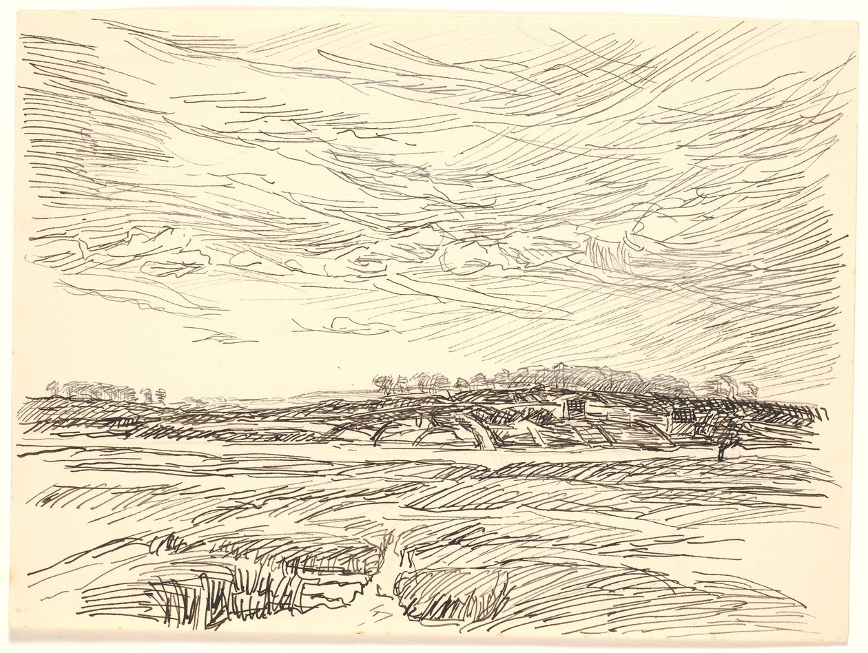 Landscape with Fields by Fritz Syberg