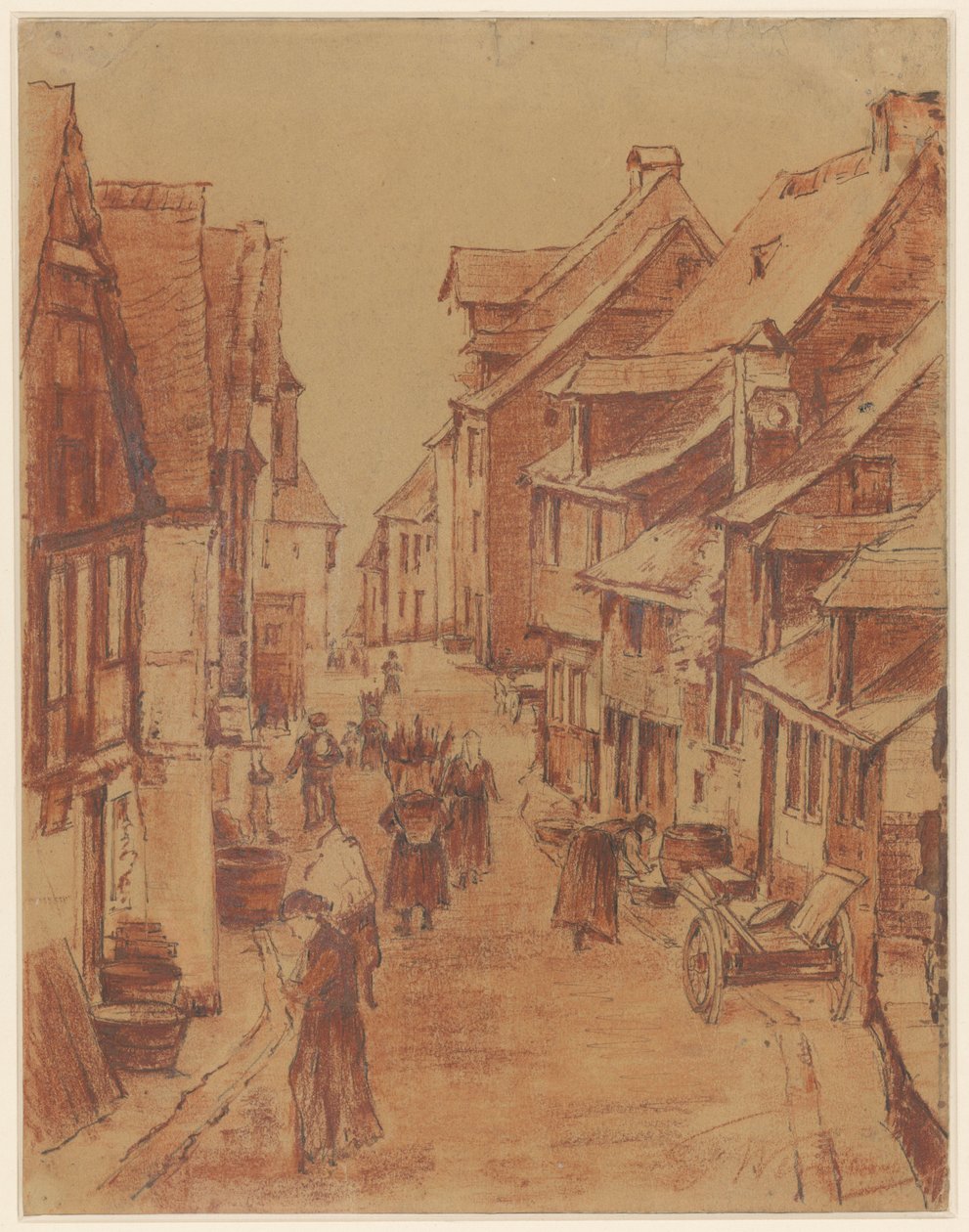 Street in a German Village by Froukje Wartena