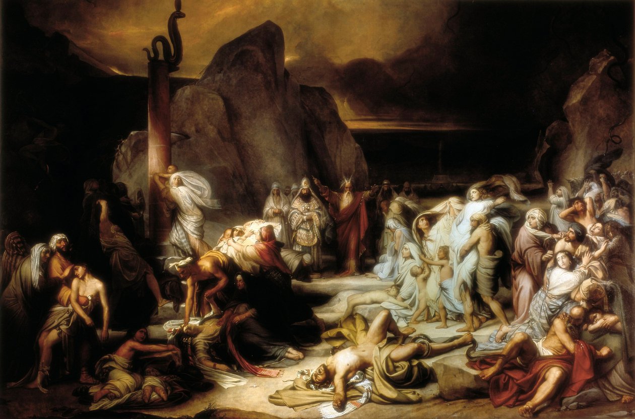 The Brazen Serpent by Fyodor Bruni