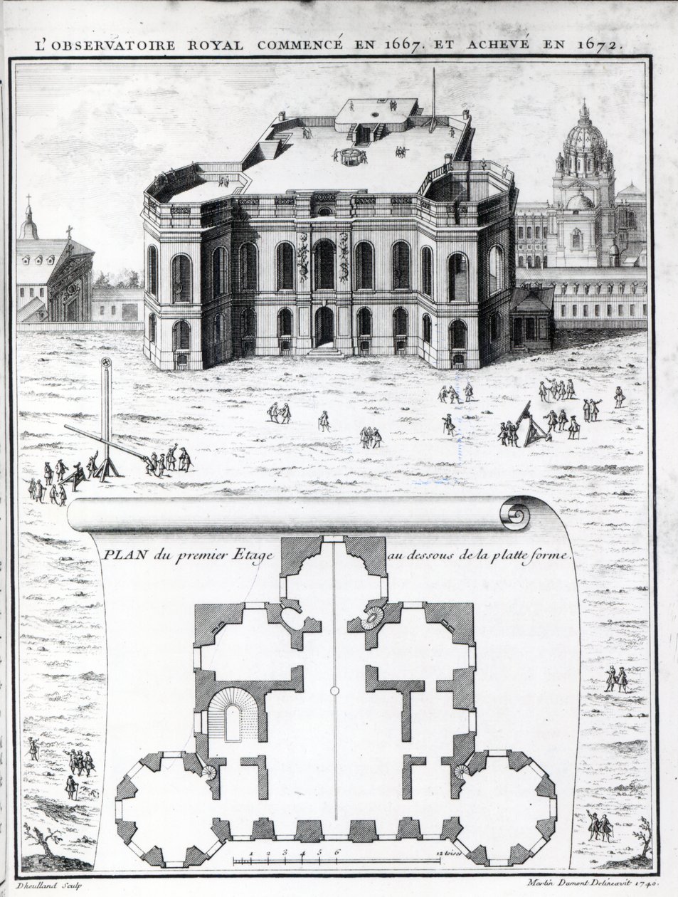 The Royal Observatory in Paris by Gabriel Pierre Martin Dumont