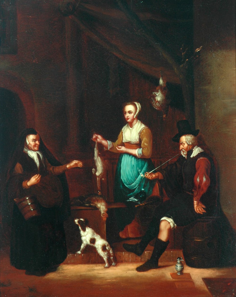 The Poultry Merchant by Gabriel Metsu