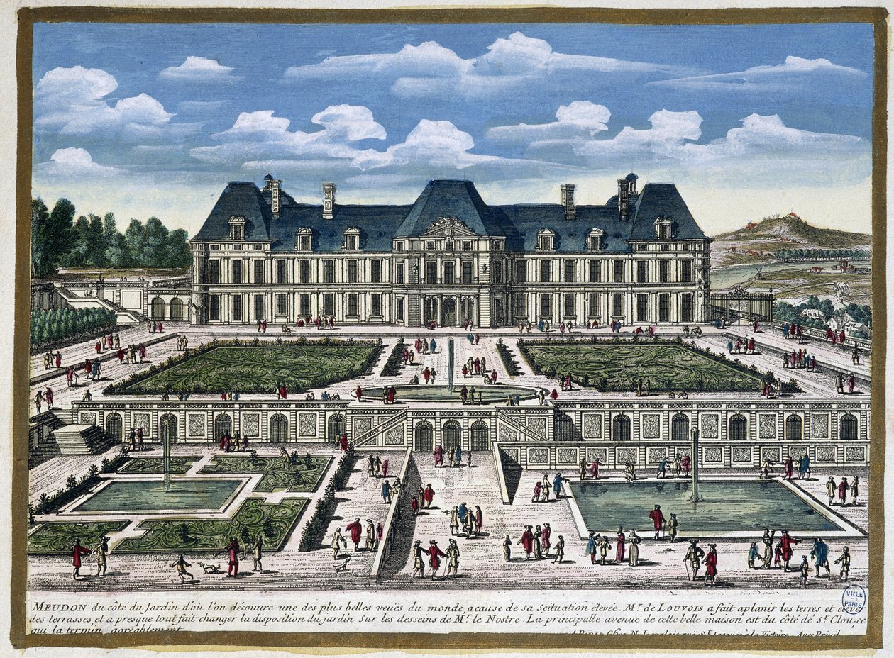 Château de Meudon by Gabriel Perelle