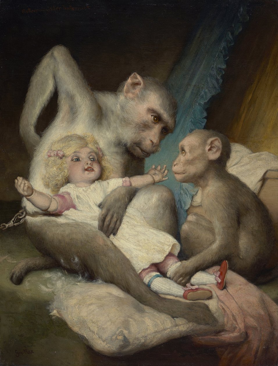 Anthropological Lesson by Gabriel von Max