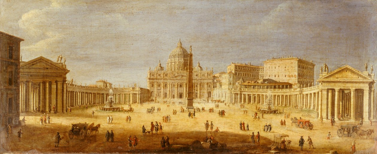 Piazza S. Pietro, Rome by Gaspar van Wittel