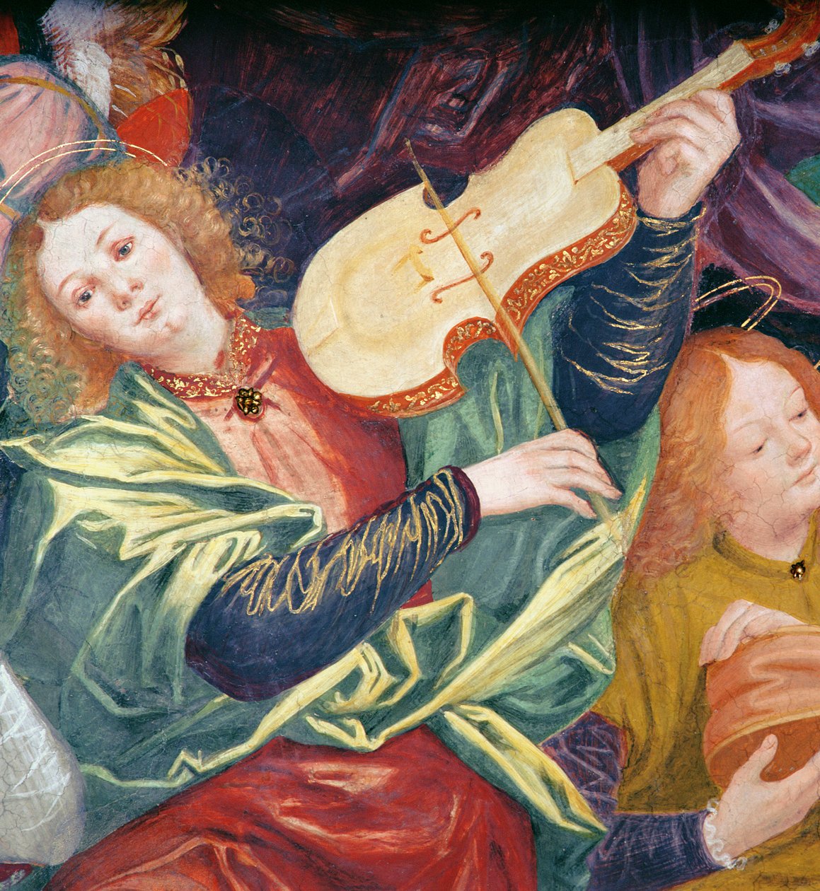 The Concert of Angels (detail) by Gaudenzio Ferrari