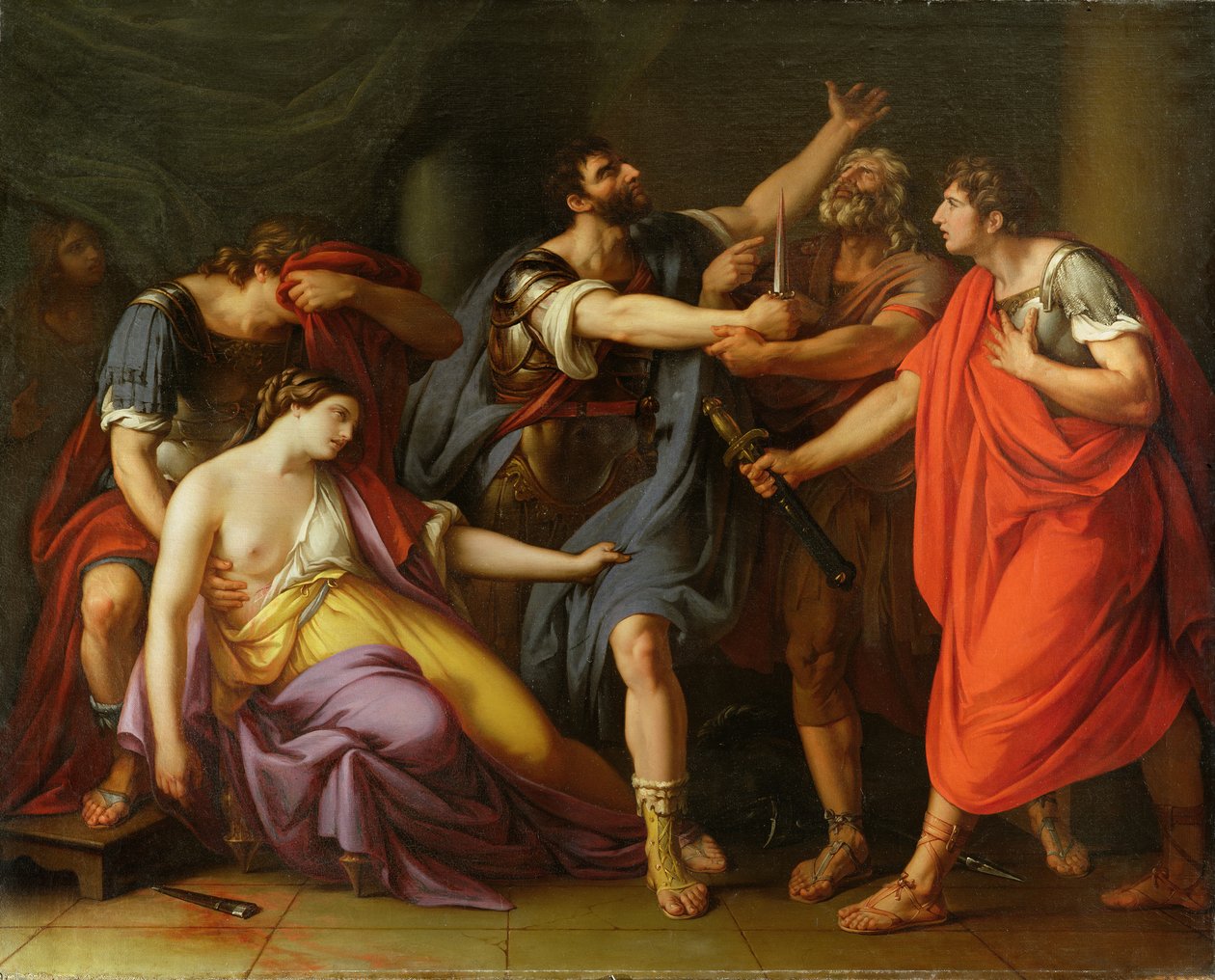 The Death of Lucretia by Gavin Hamilton