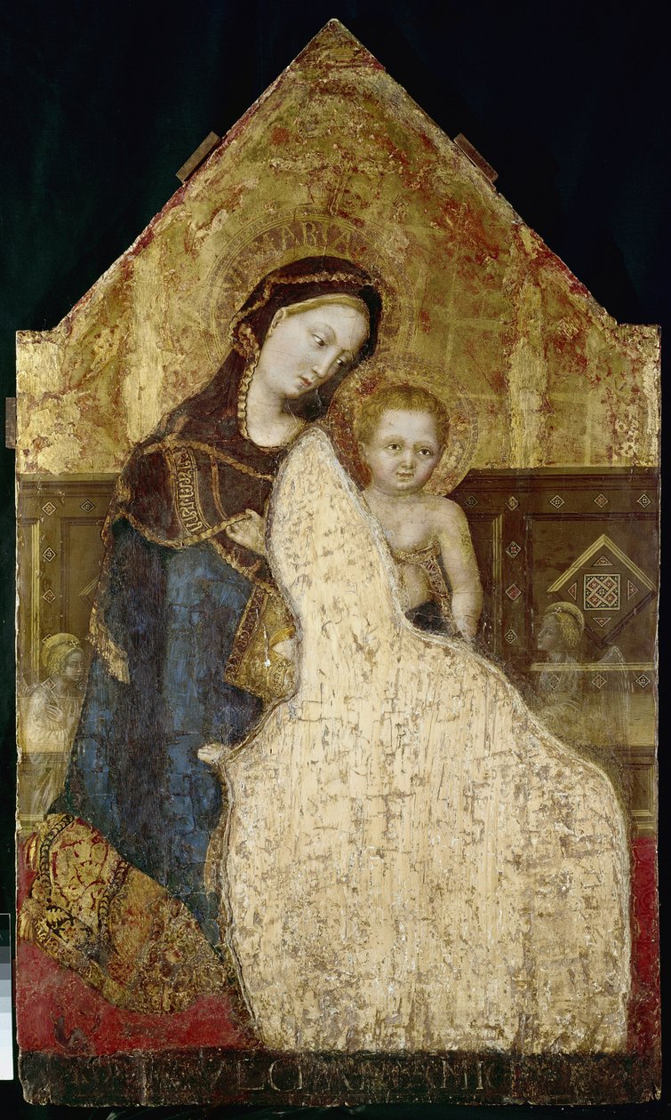 Virgin with Child by Gentile da Fabriano