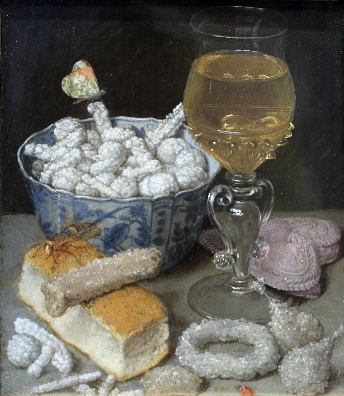 Still Life with Bread and Sweetmeats by Georg Flegel