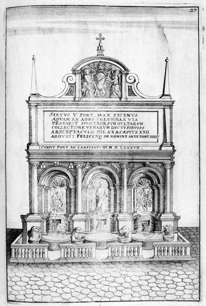 Fountain Design by Georg Andreas Bockler